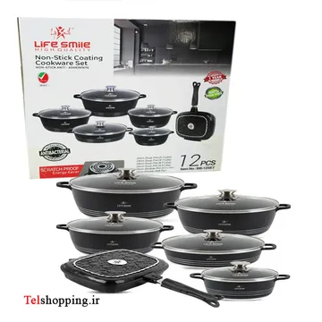 سرویس قابلمه 12 پارچه سرامیکی لایف اسمایل